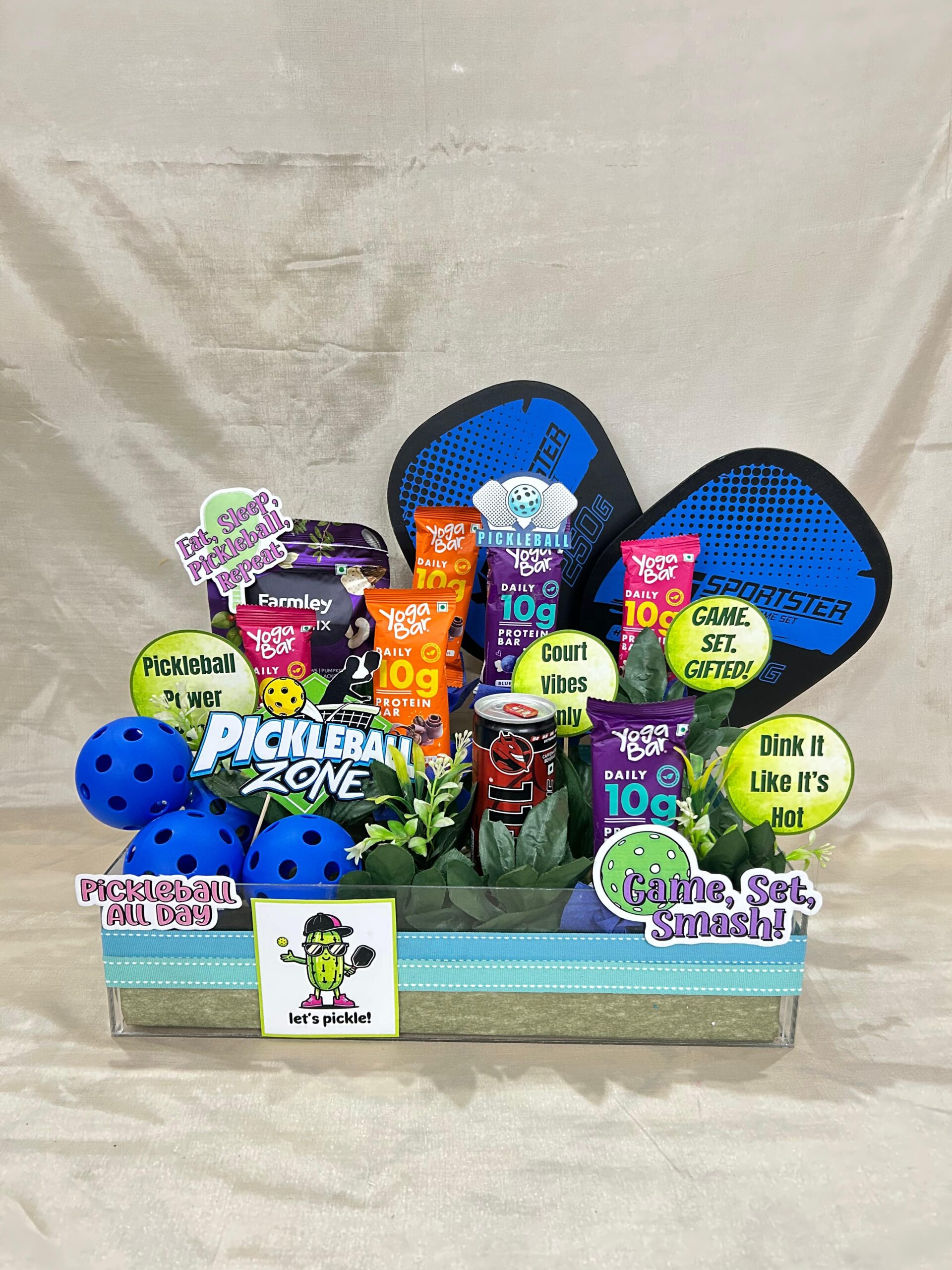 Pickle ball theme hamper